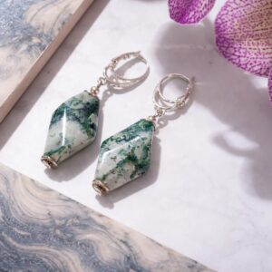 Emerald Gold Earrings