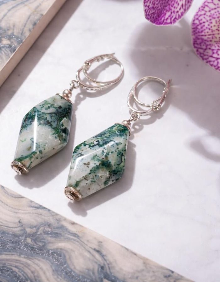 Emerald Gold Earrings